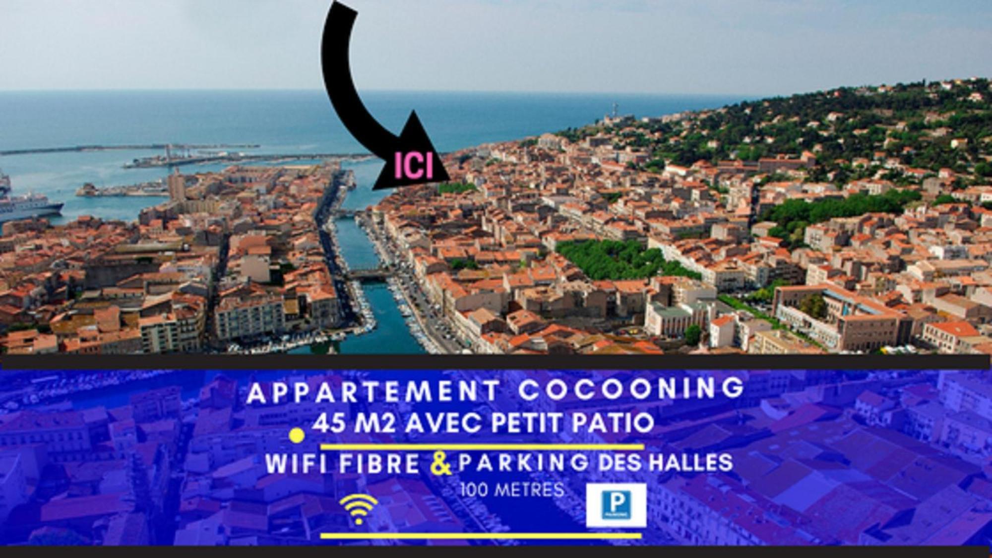 Splendide T2 Neuf Coocoonig Avec Petit Patio Apartment Sete Luaran gambar