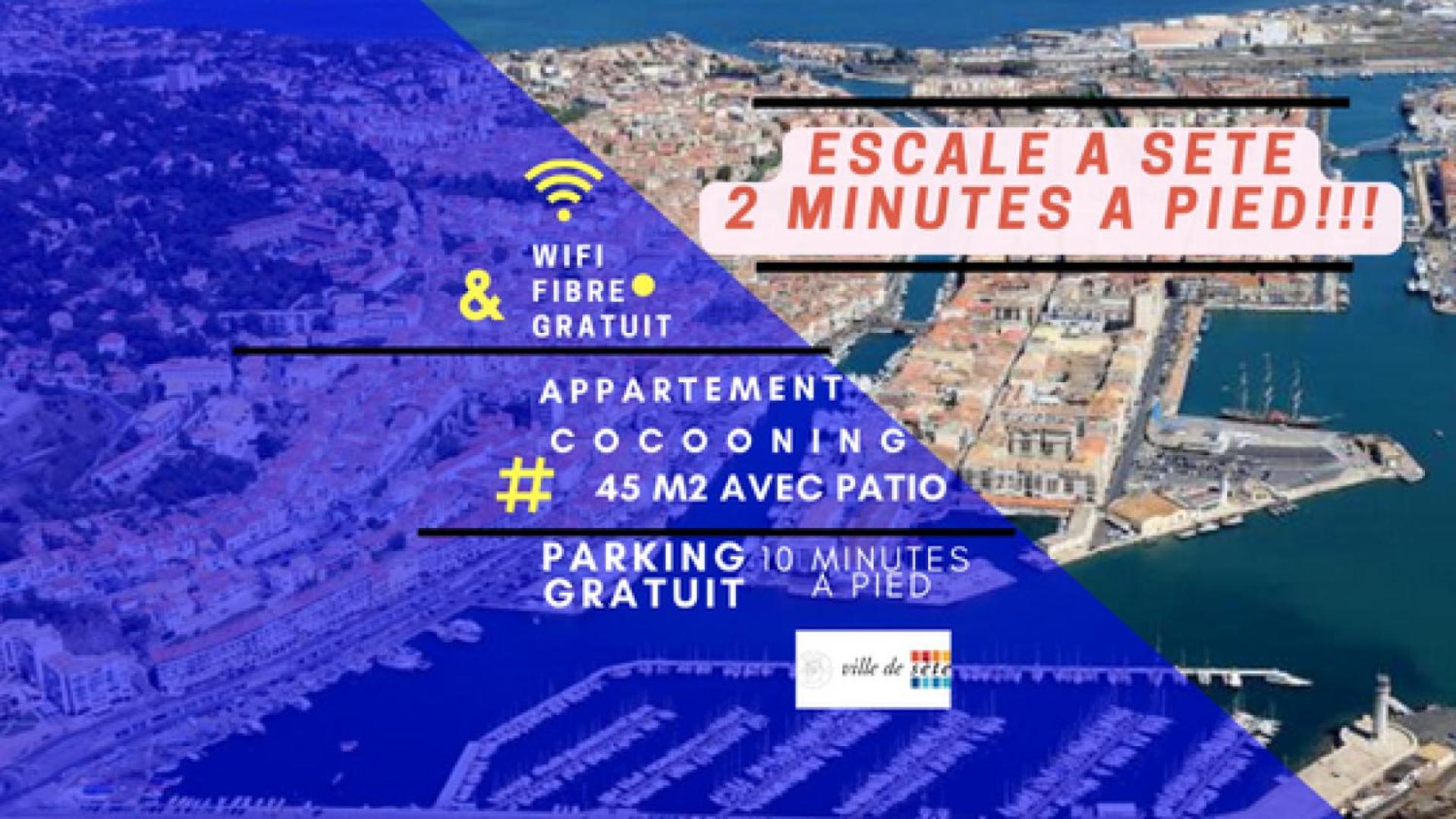 Splendide T2 Neuf Coocoonig Avec Petit Patio Apartment Sete Luaran gambar